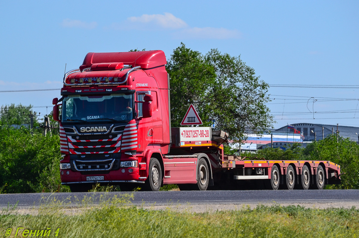 Волгоградская область, № В 777 ХС 134 — Scania ('2013) R500