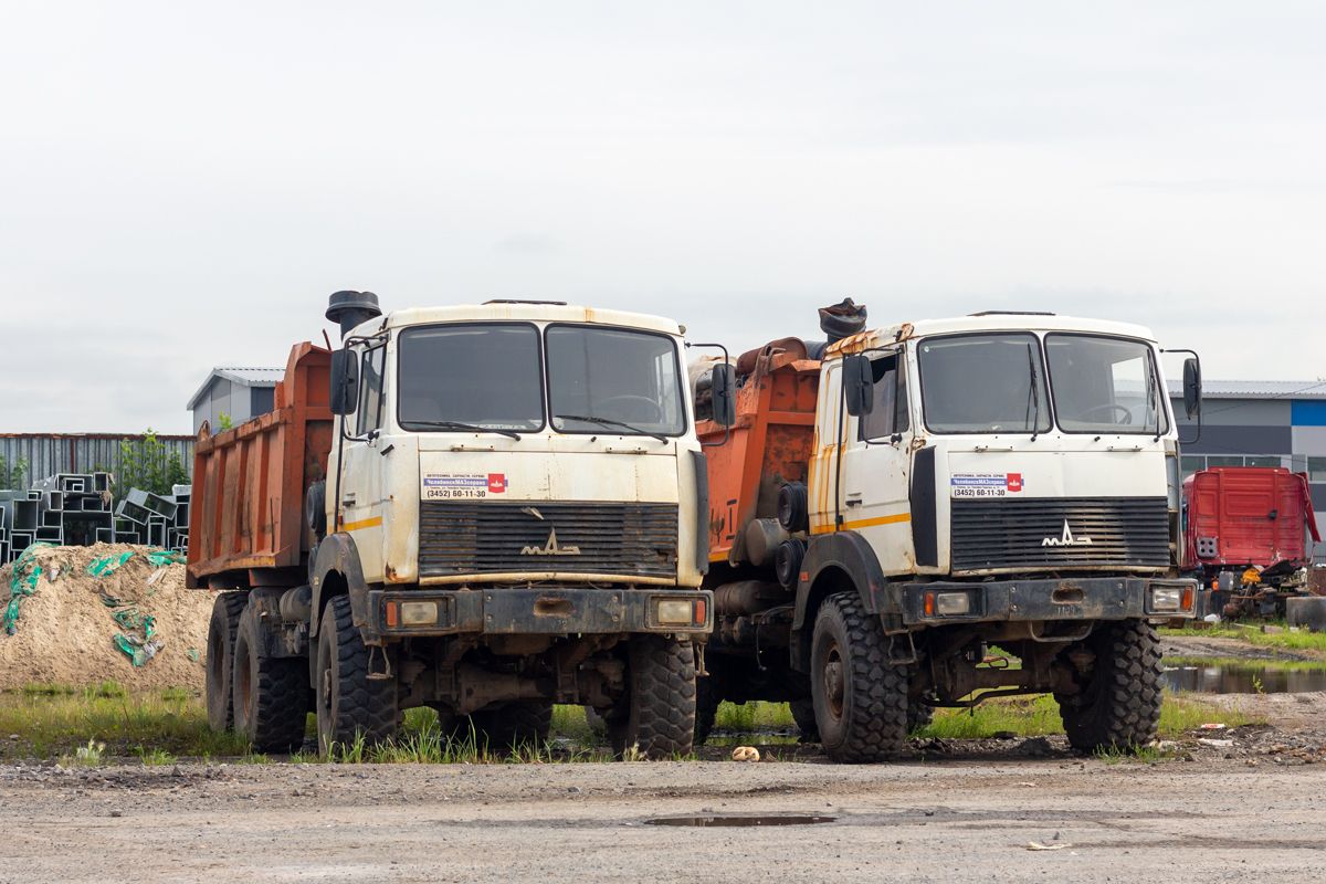 Тюменская область, № (72) Б/Н 0065 — МАЗ-6517 (общая модель); Тюменская область — Автомобили без номеров