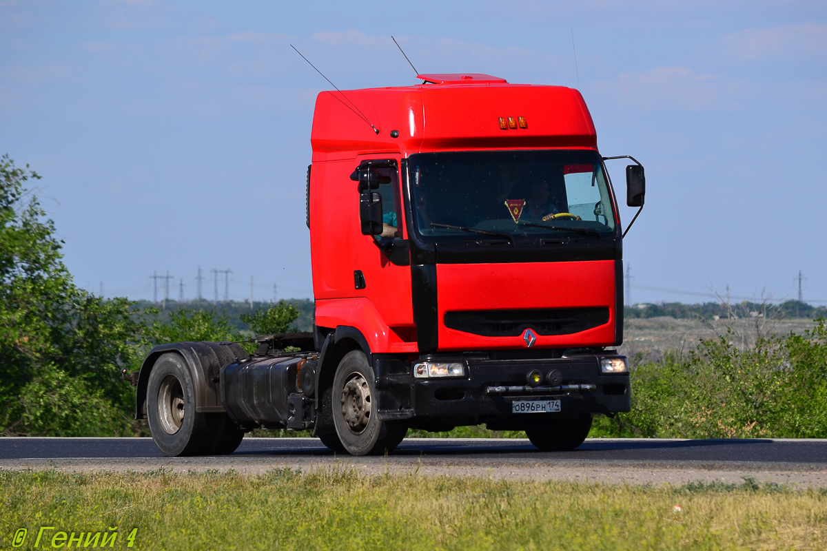 Челябинская область, № О 896 РН 174 — Renault Premium ('1996)