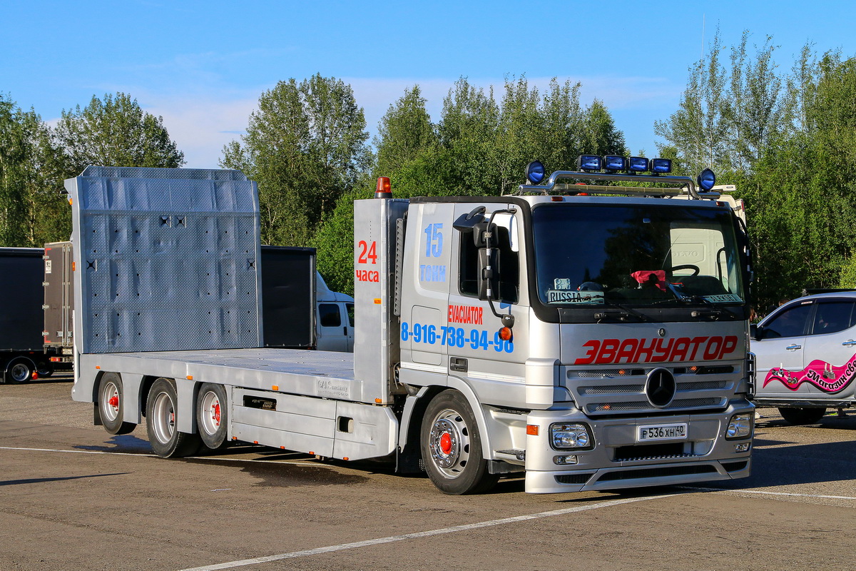 Калужская область, № Р 536 ХН 40 — Mercedes-Benz Actros ('2003) 1836; Московская область — Фестиваль TruckDay 2024 — июнь