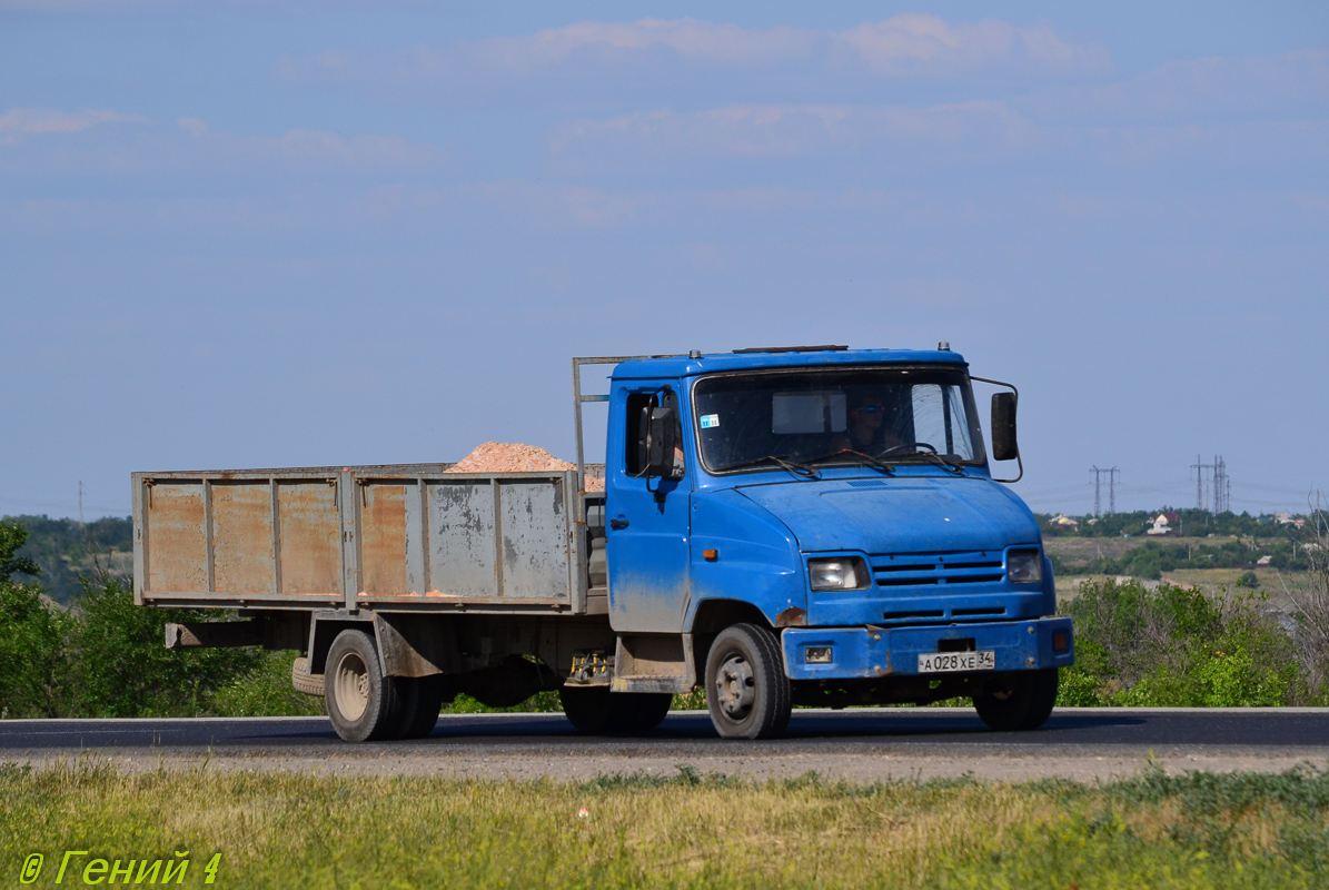 Волгоградская область, № А 028 ХЕ 34 — ЗИЛ-5301 "Бычок"(общая модель)