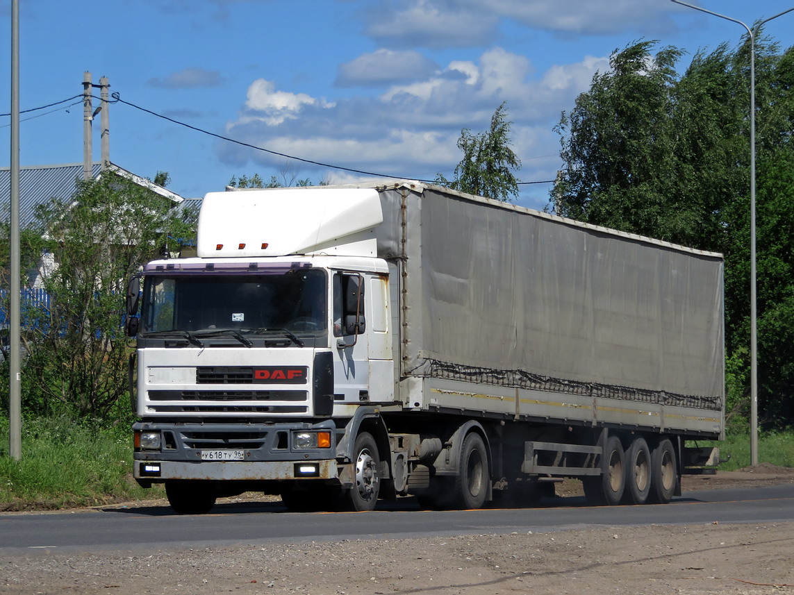 Свердловская область, № У 618 ТУ 96 — DAF 95 FT