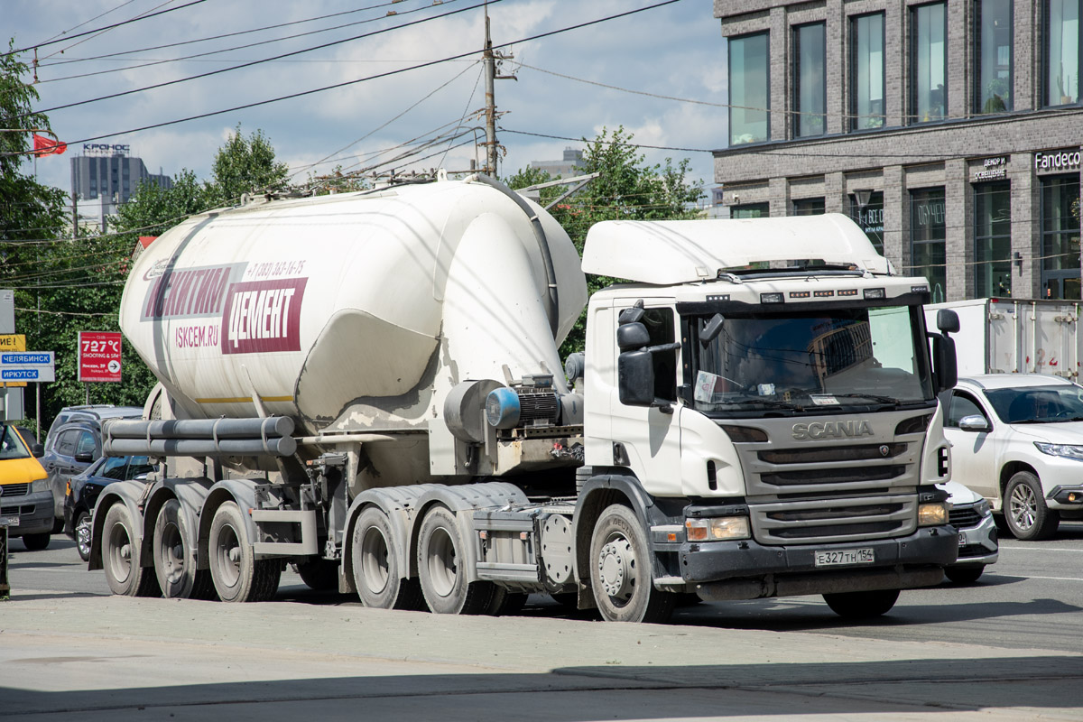 Новосибирская область, № Е 327 ТН 154 — Scania ('2011) P400