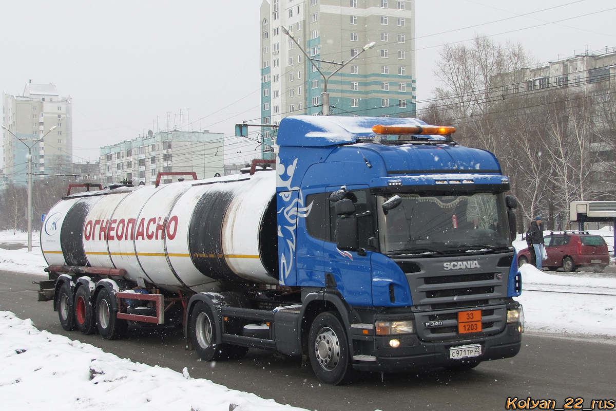 Алтайский край, № С 971 ТР 22 — Scania ('2004) P340