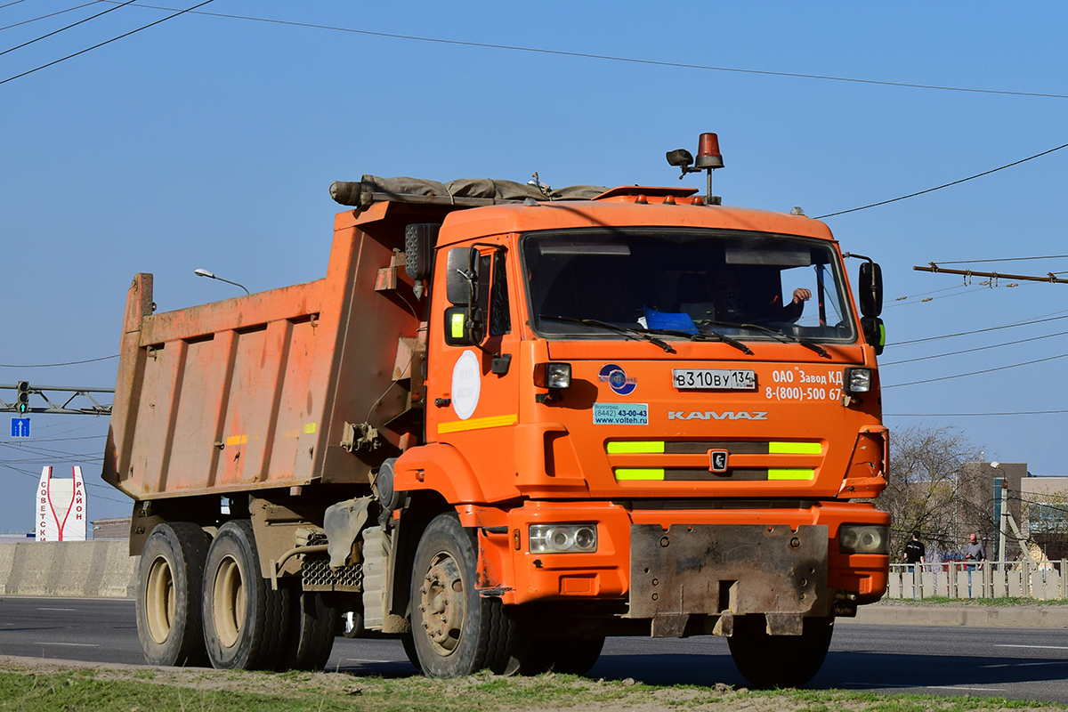 Волгоградская область, № В 310 ВУ 134 — КамАЗ-65115-L4