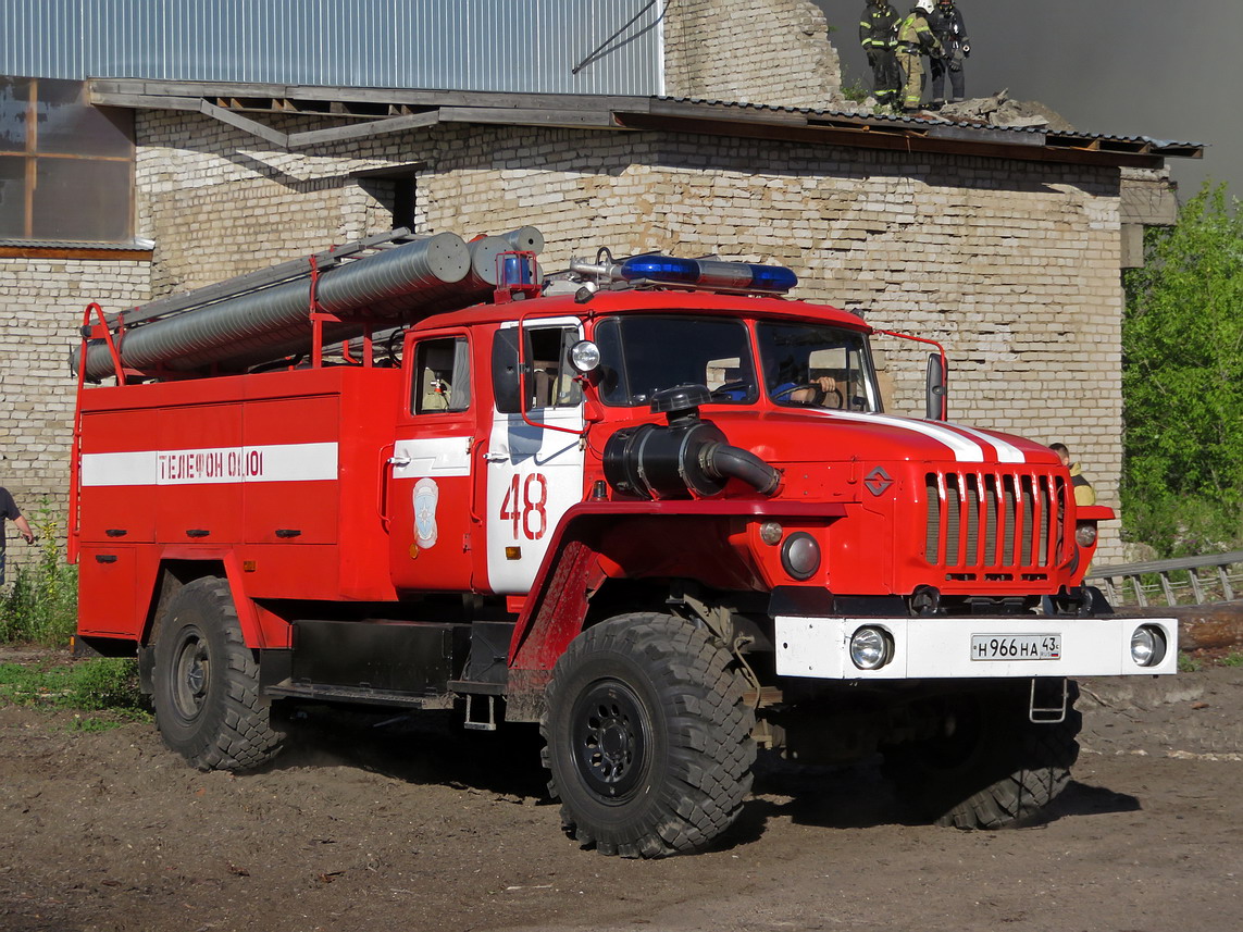 Кировская область, № Н 966 НА 43 — Урал-43206-41