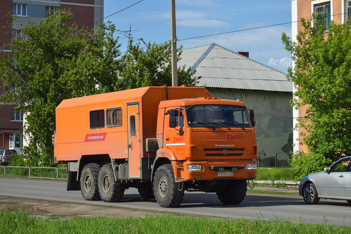 Алтайский край, № Т 575 ХС 22 — КамАЗ-43118-46