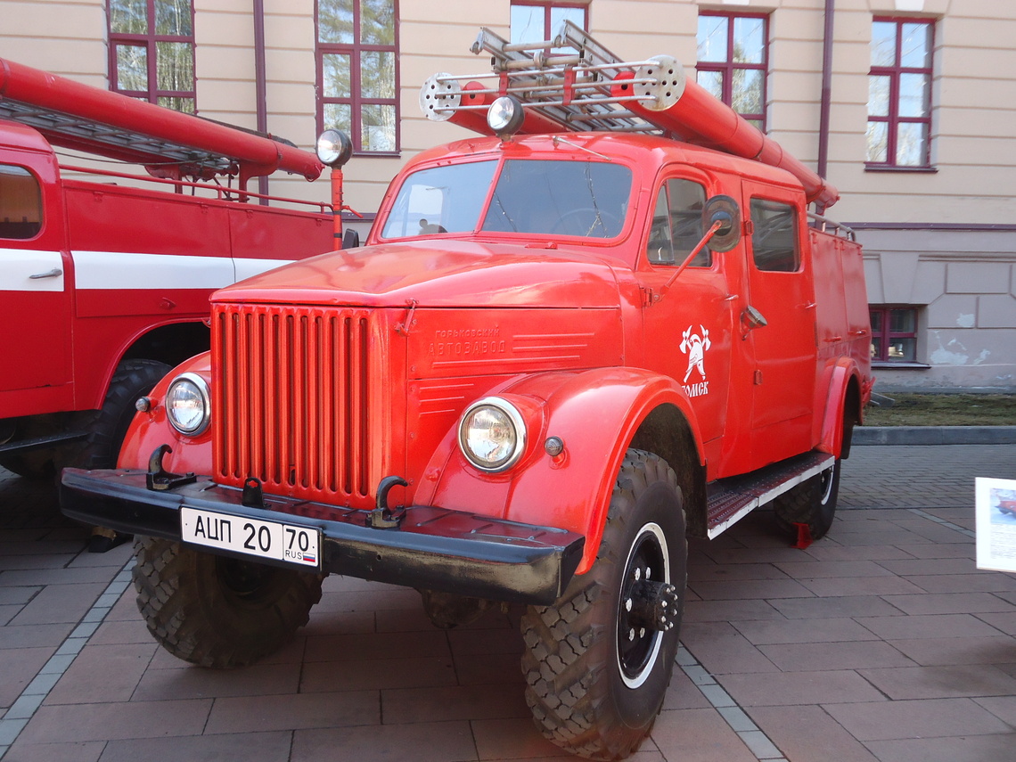 Томская область, № М 107 ТС 70 — ГАЗ-63; Томская область — "375-летие образования пожарной охраны России"