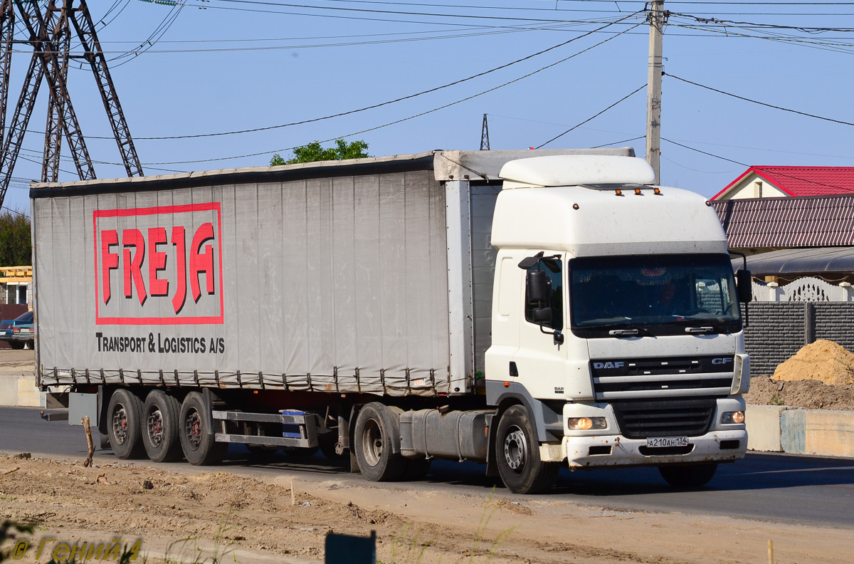 Волгоградская область, № А 210 АН 134 — DAF CF85 FT