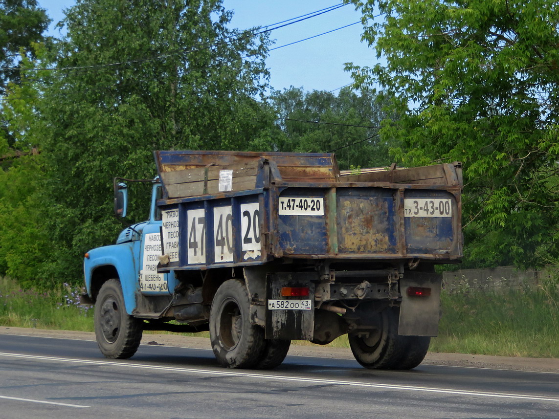 Кировская область, № А 582 ОО 43 — ЗИЛ-130 (общая модель)