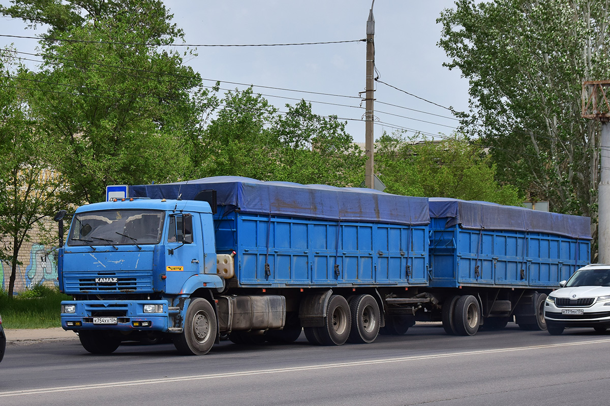 Волгоградская область, № К 754 ХХ 134 — КамАЗ-65117-N3