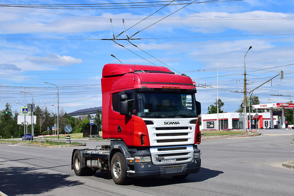 Челябинская область, № М 330 РК 174 — Scania ('2004) R420