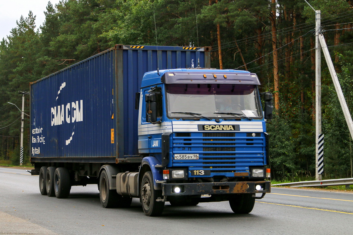 Санкт-Петербург, № О 585 ВХ 98 — Scania (II) R113M