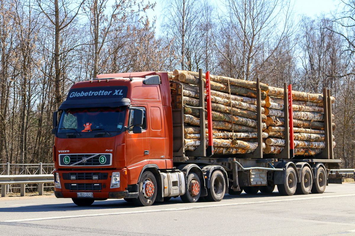 Ленинградская область, № Х 800 СО 47 — Volvo ('2002) FH12.420