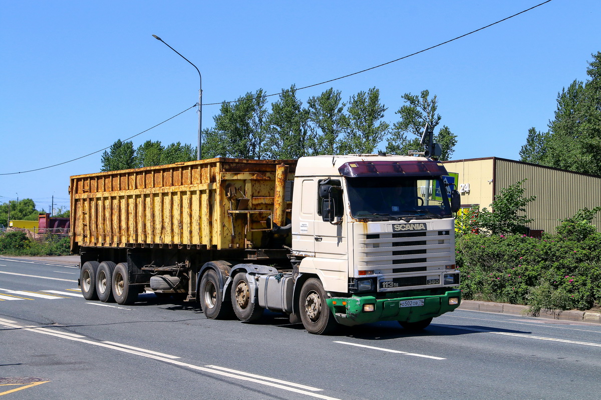 Санкт-Петербург, № О 502 ОВ 78 — Scania (III) R113M