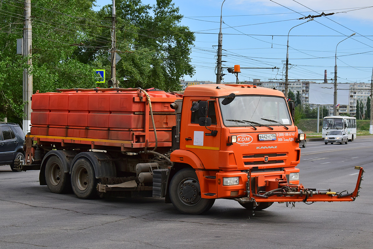 Волгоградская область, № В 442 УС 134 — КамАЗ-65115-42