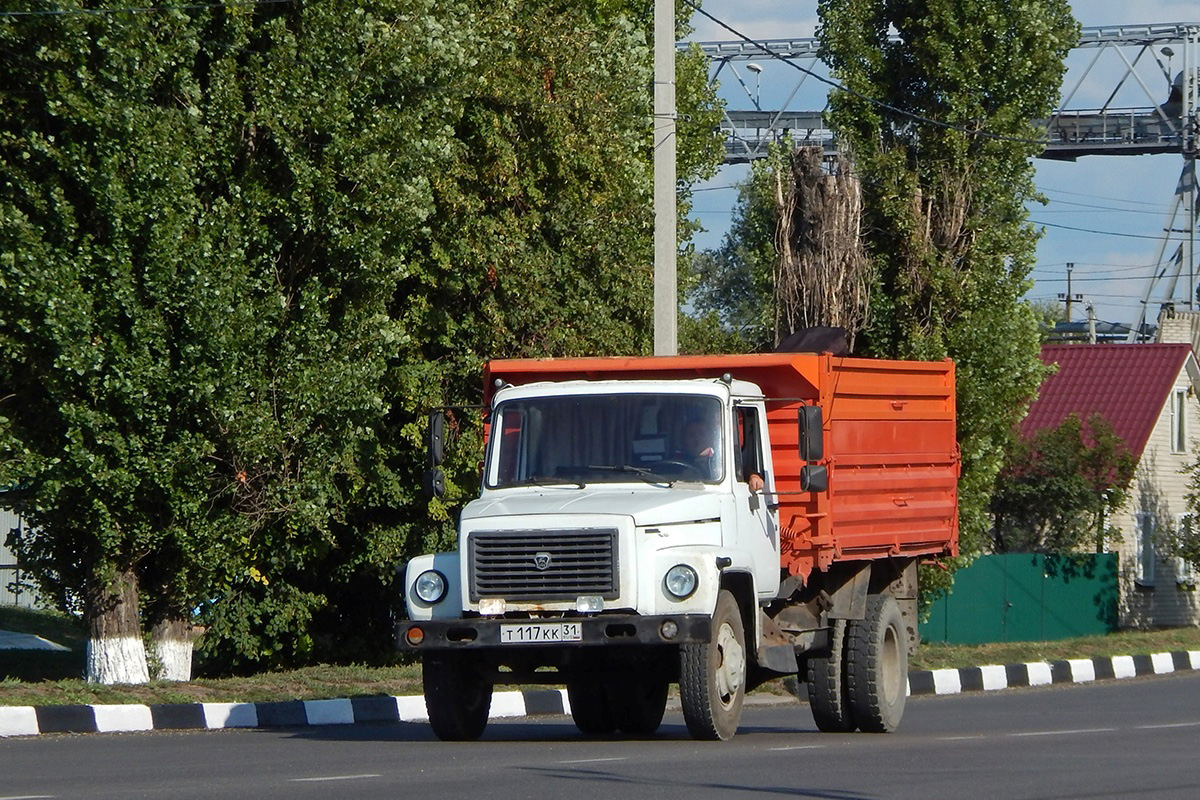 Белгородская область, № Т 117 КК 31 — ГАЗ-3309