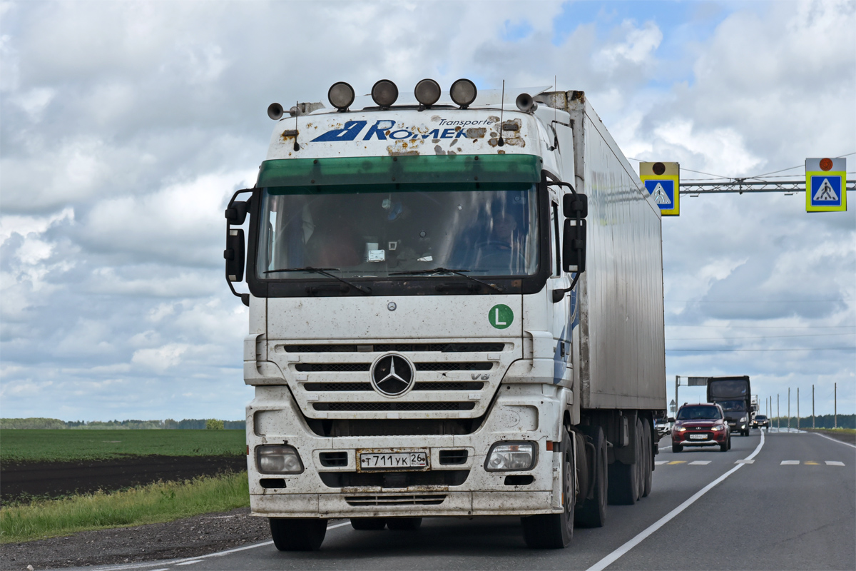 Ставропольский край, № Т 711 УК 26 — Mercedes-Benz Actros ('2003) 1850