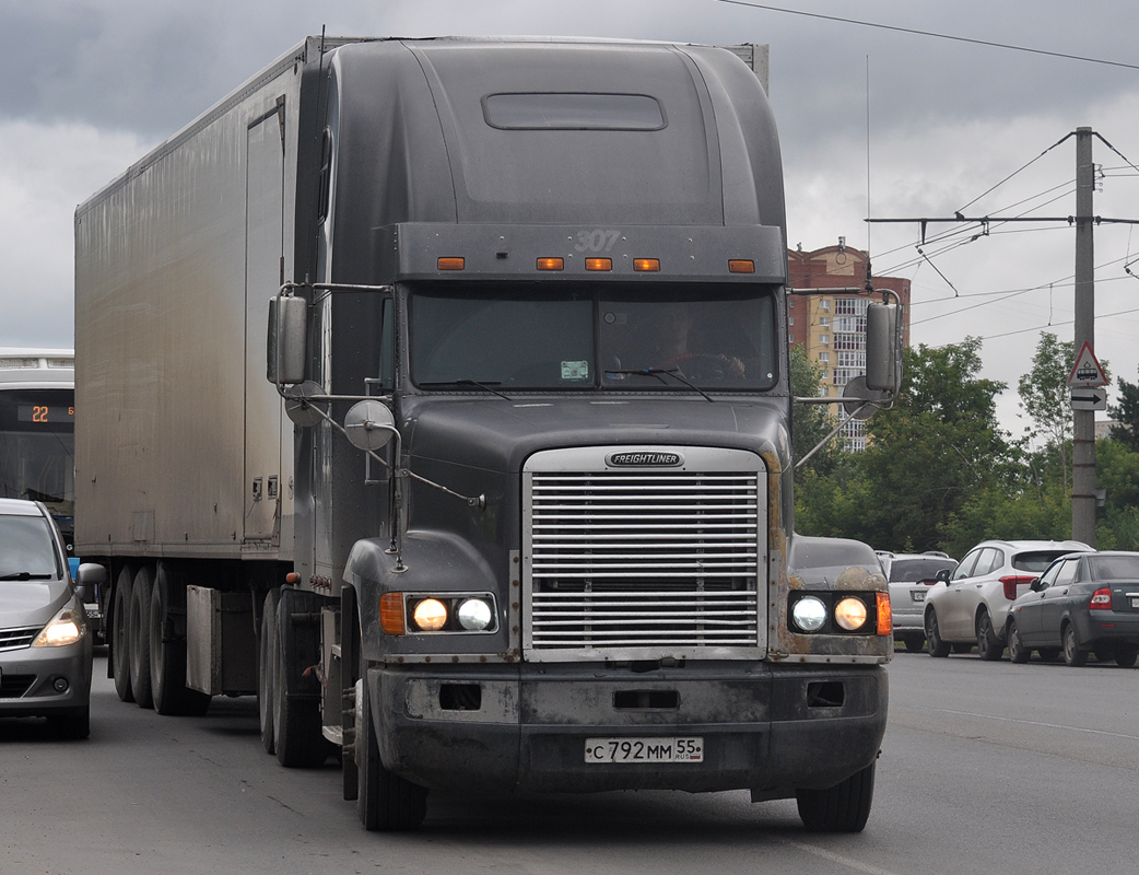 Омская область, № С 792 ММ 55 — Freightliner FLD