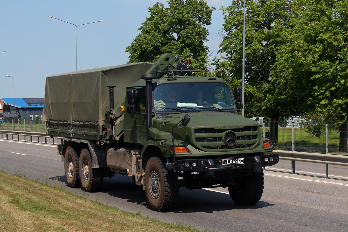 Литва, № LK 486 E — Mercedes-Benz Zetros (общ.м)