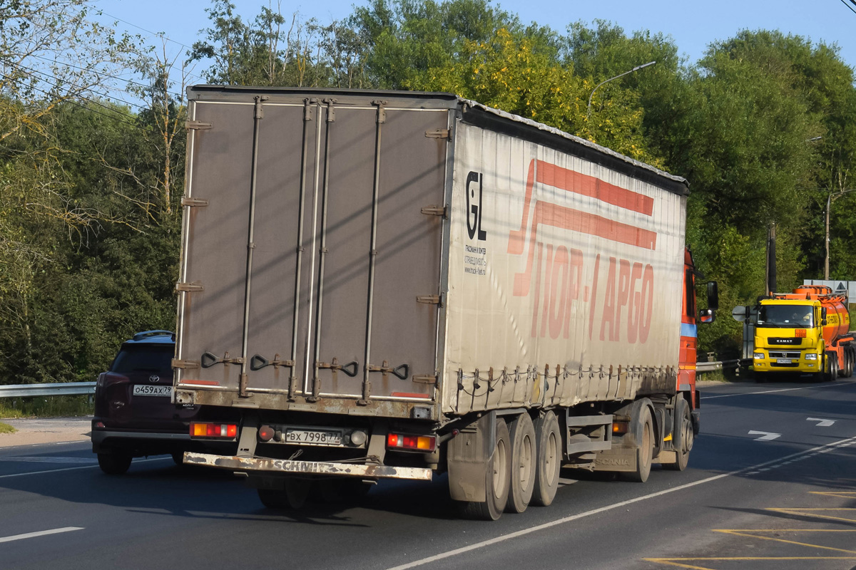 Тверская область, № ВХ 7998 77 — Schmitz Cargobull (общая модель)