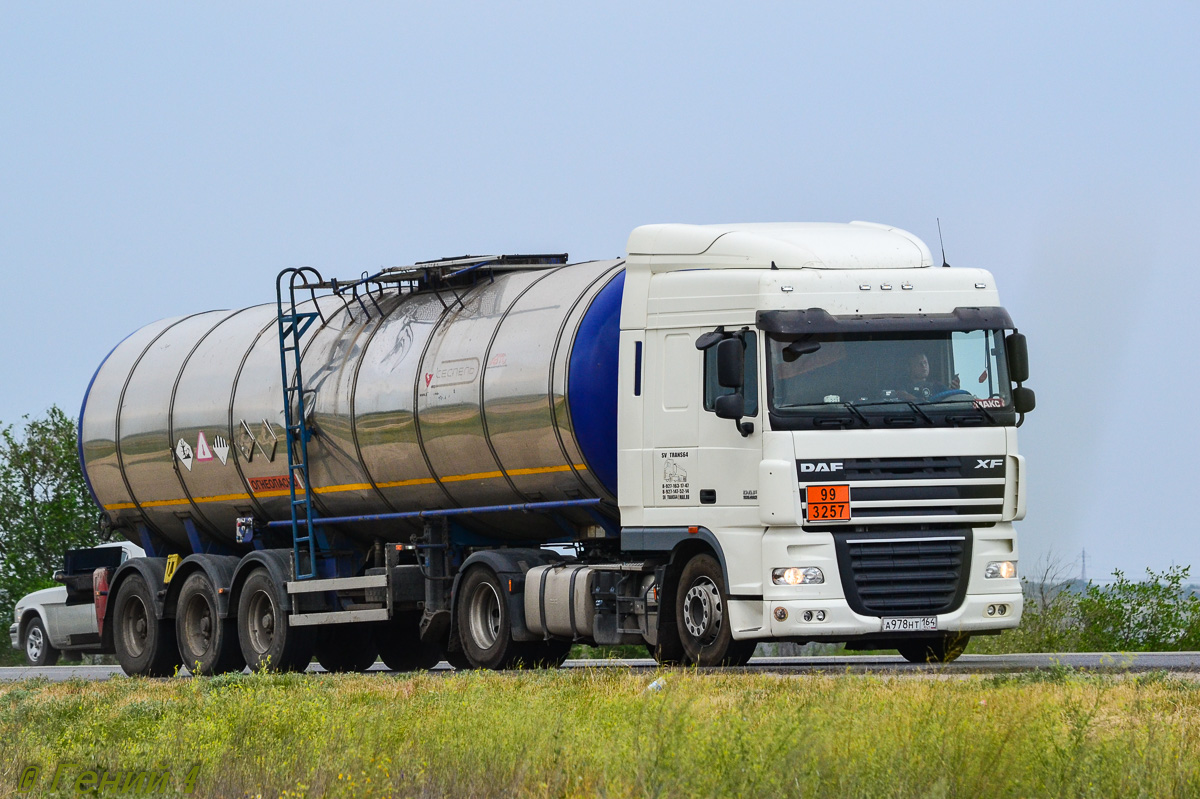 Саратовская область, № А 978 НТ 164 — DAF XF105 FT