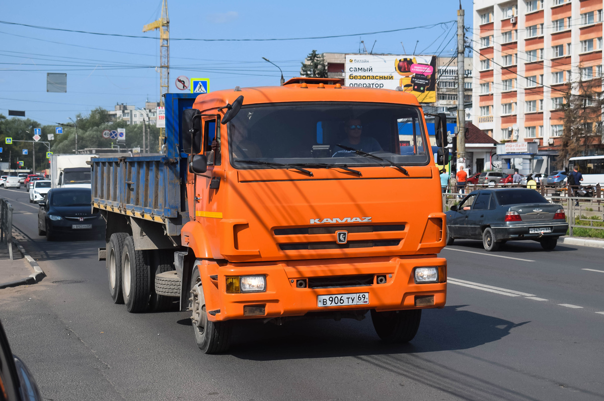 Тверская область, № В 906 ТУ 69 — КамАЗ-65115-50