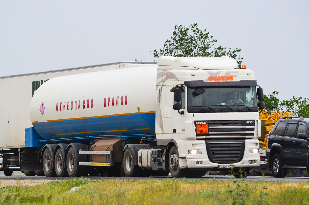 Чечня, № К 982 МУ 750 — DAF XF105 FT