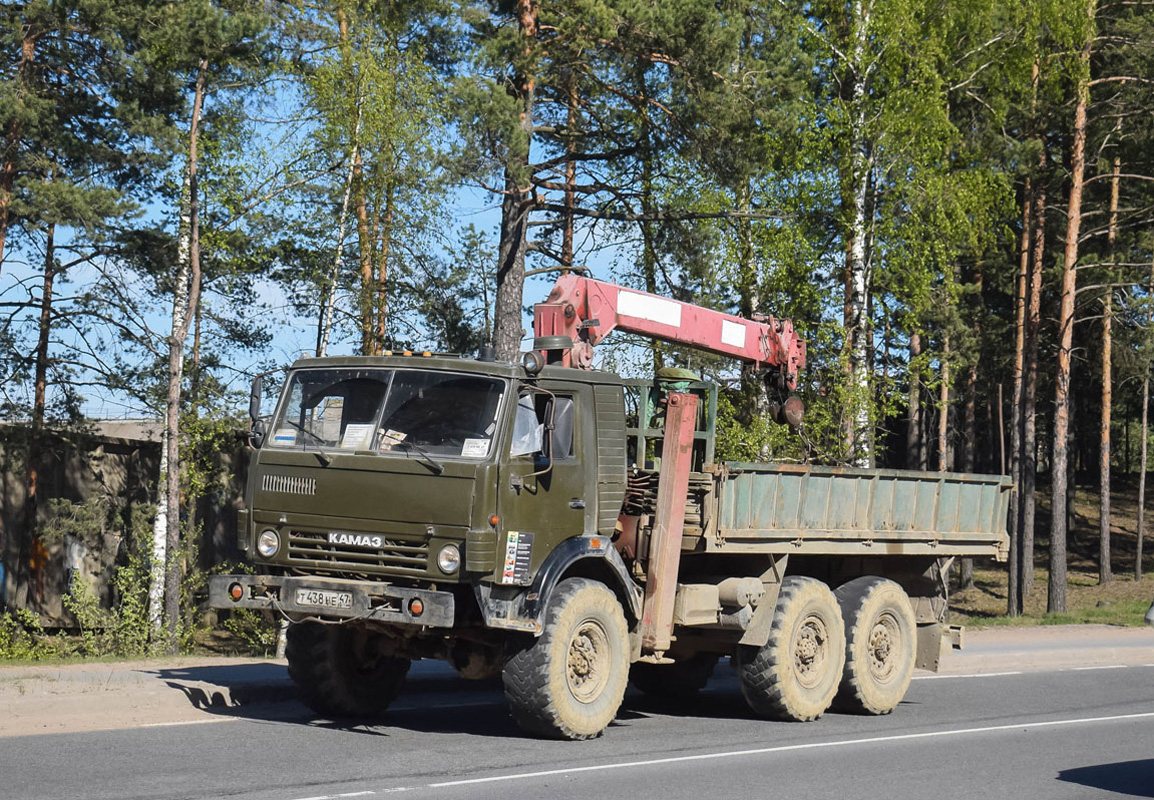 Ленинградская область, № Т 438 НЕ 47 — КамАЗ-43101