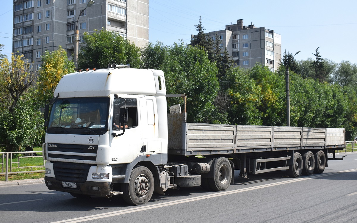 Тверская область, № Х 547 НС 69 — DAF CF85 FT