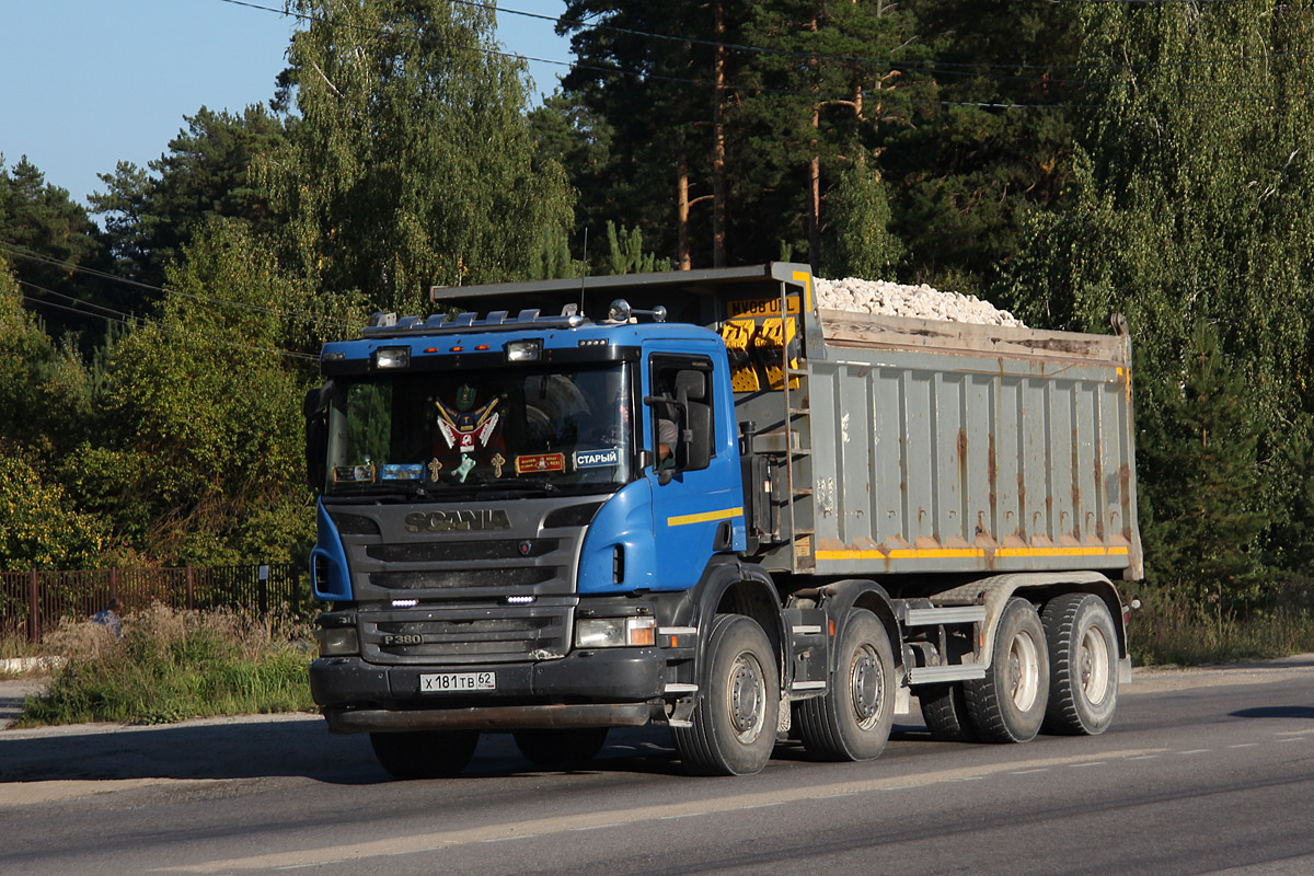 Рязанская область, № Х 181 ТВ 62 — Scania ('2011) P380