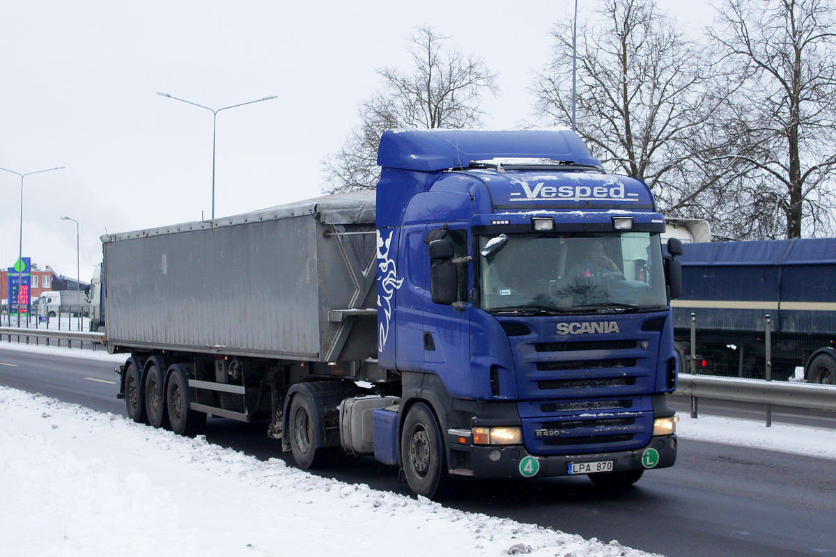 Литва, № LPA 870 — Scania ('2004) R420