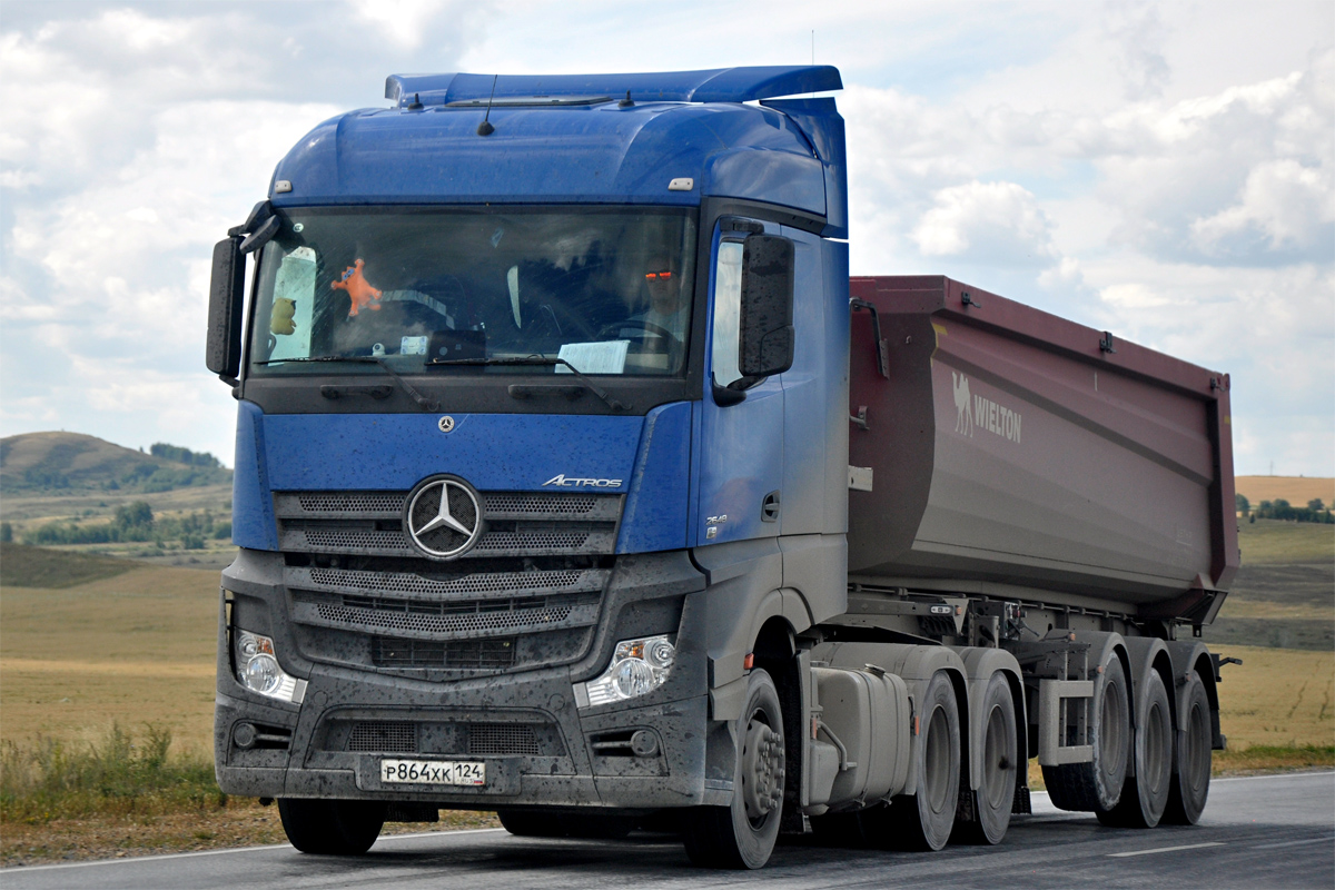 Красноярский край, № Р 864 ХК 124 — Mercedes-Benz Actros ('2022) [LRD]