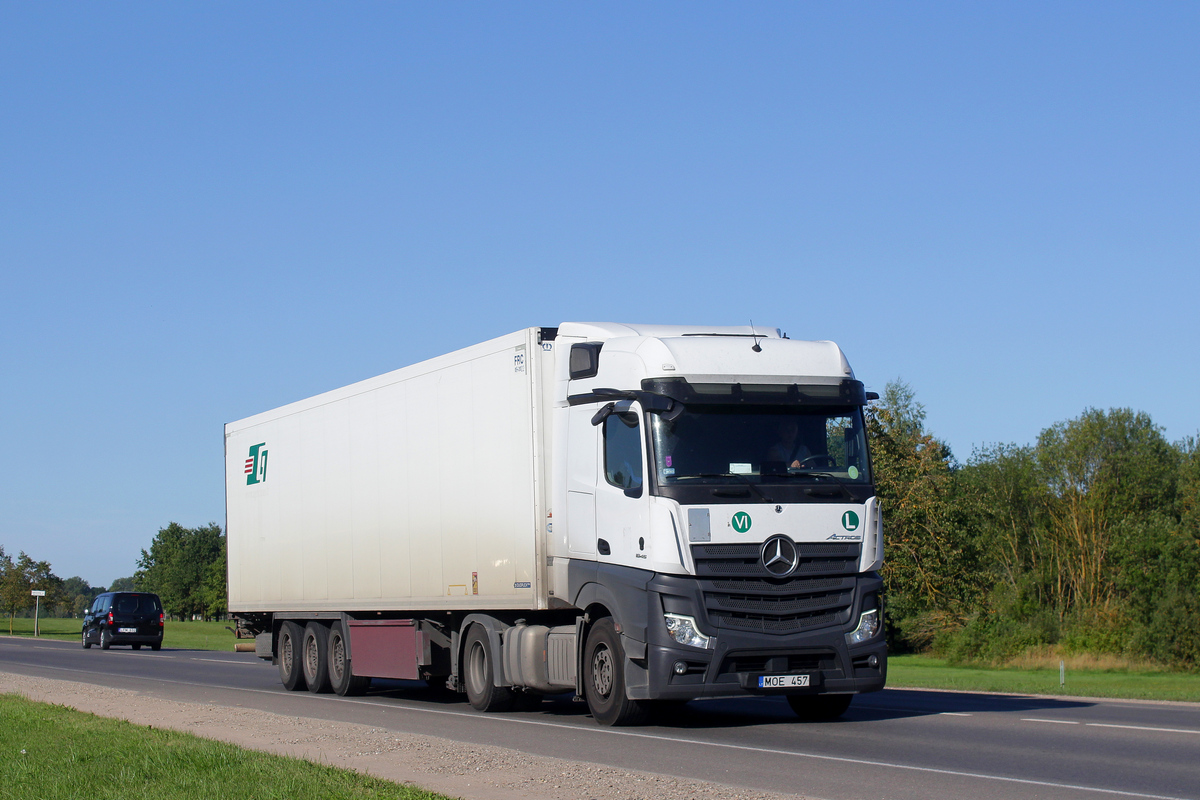 Литва, № MOE 457 — Mercedes-Benz Actros ('2018) 1845