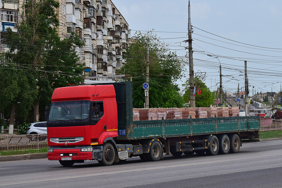 Астраханская область, № В 174 НР 30 — Renault Premium ('1996)