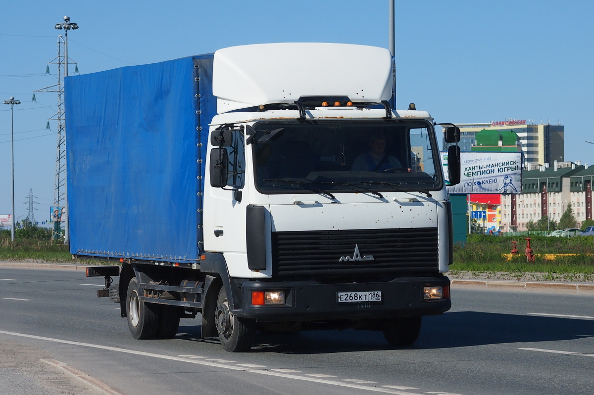 Ханты-Мансийский автоном.округ, № Е 268 КТ 186 — МАЗ-437143 "Зубрёнок"