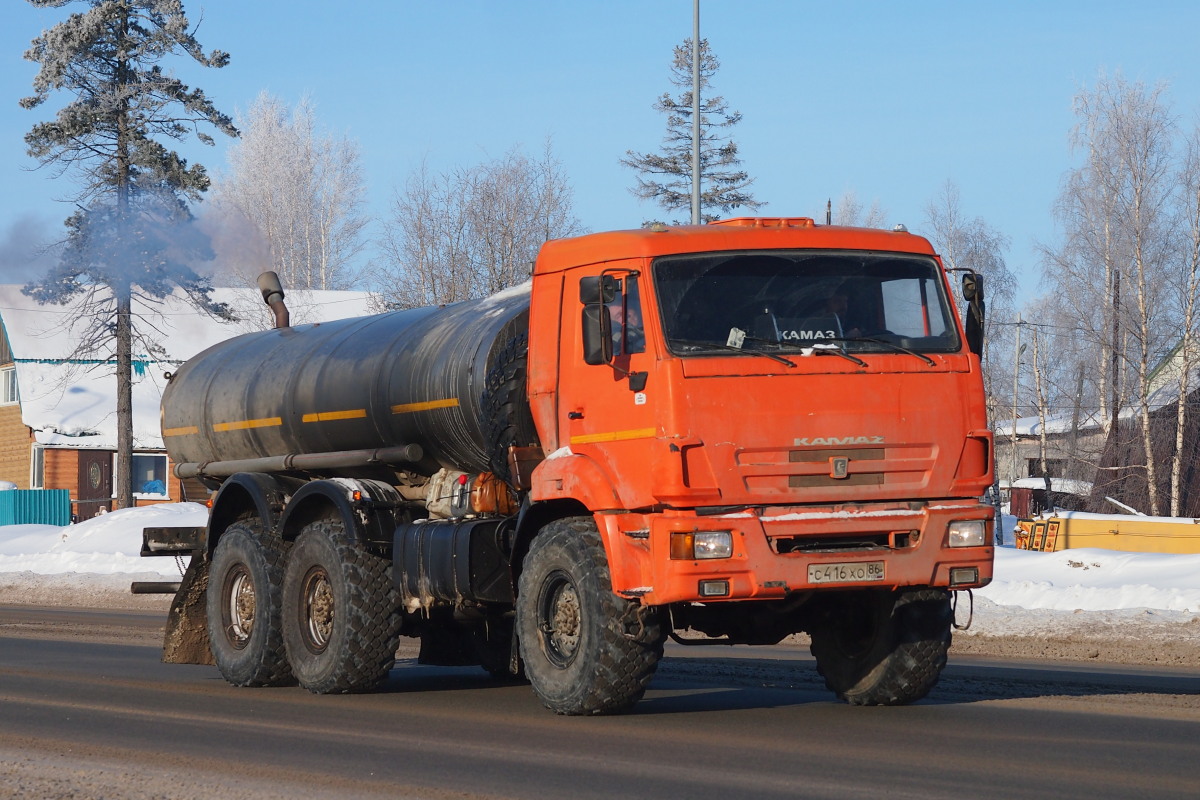 Ханты-Мансийский автоном.округ, № С 416 ХО 86 — КамАЗ-43118 (общая модель)