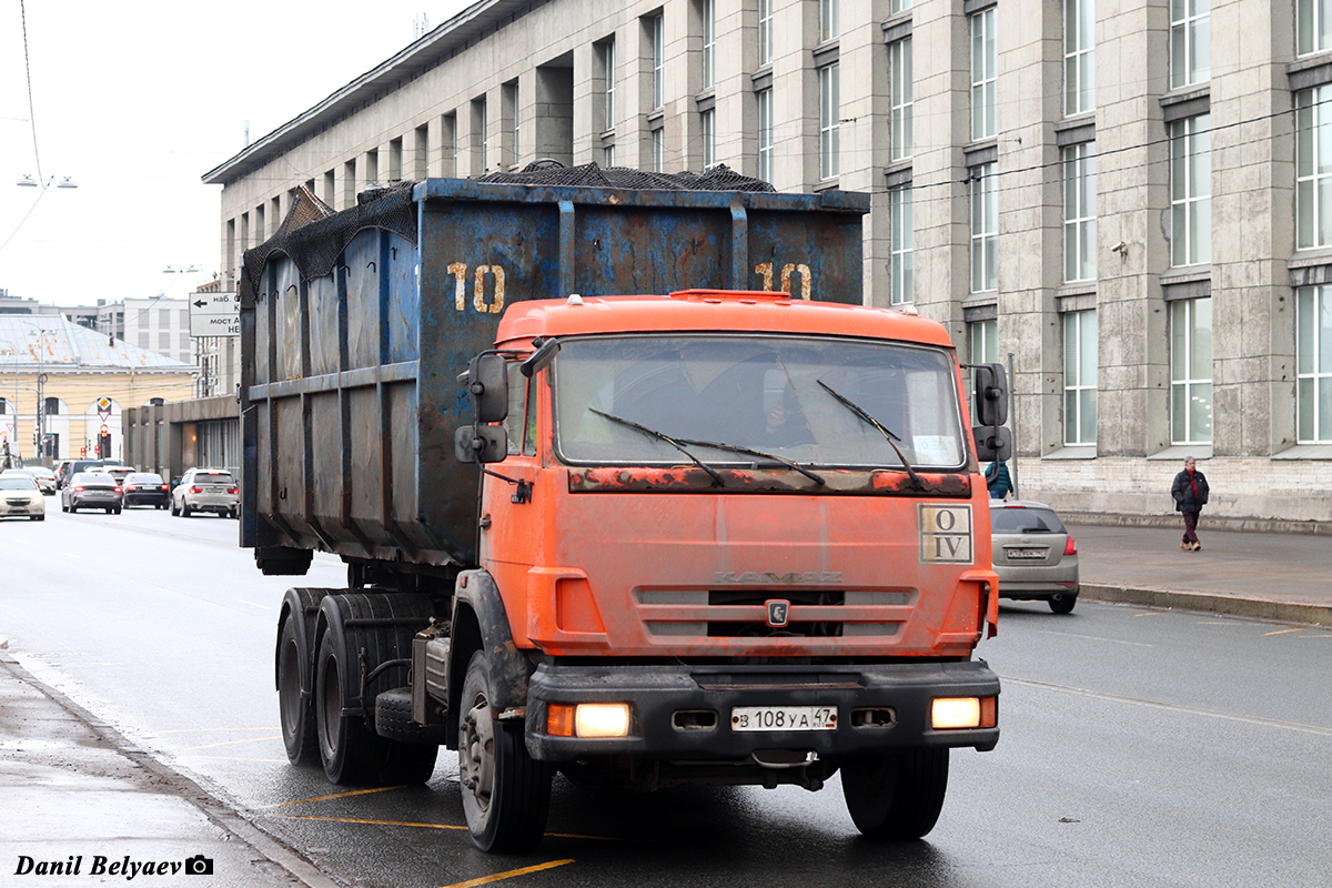 Ленинградская область, № В 108 УА 47 — КамАЗ-65115-62