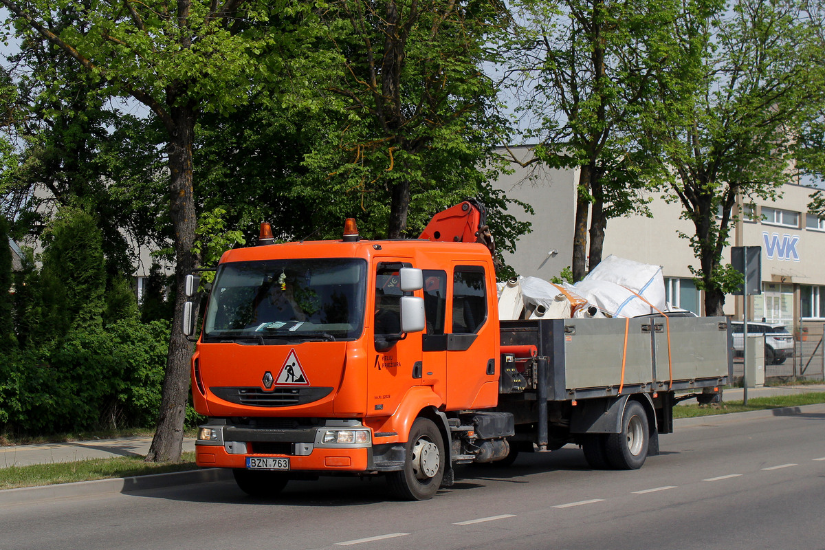 Литва, № BZN 763 — Renault Midlum