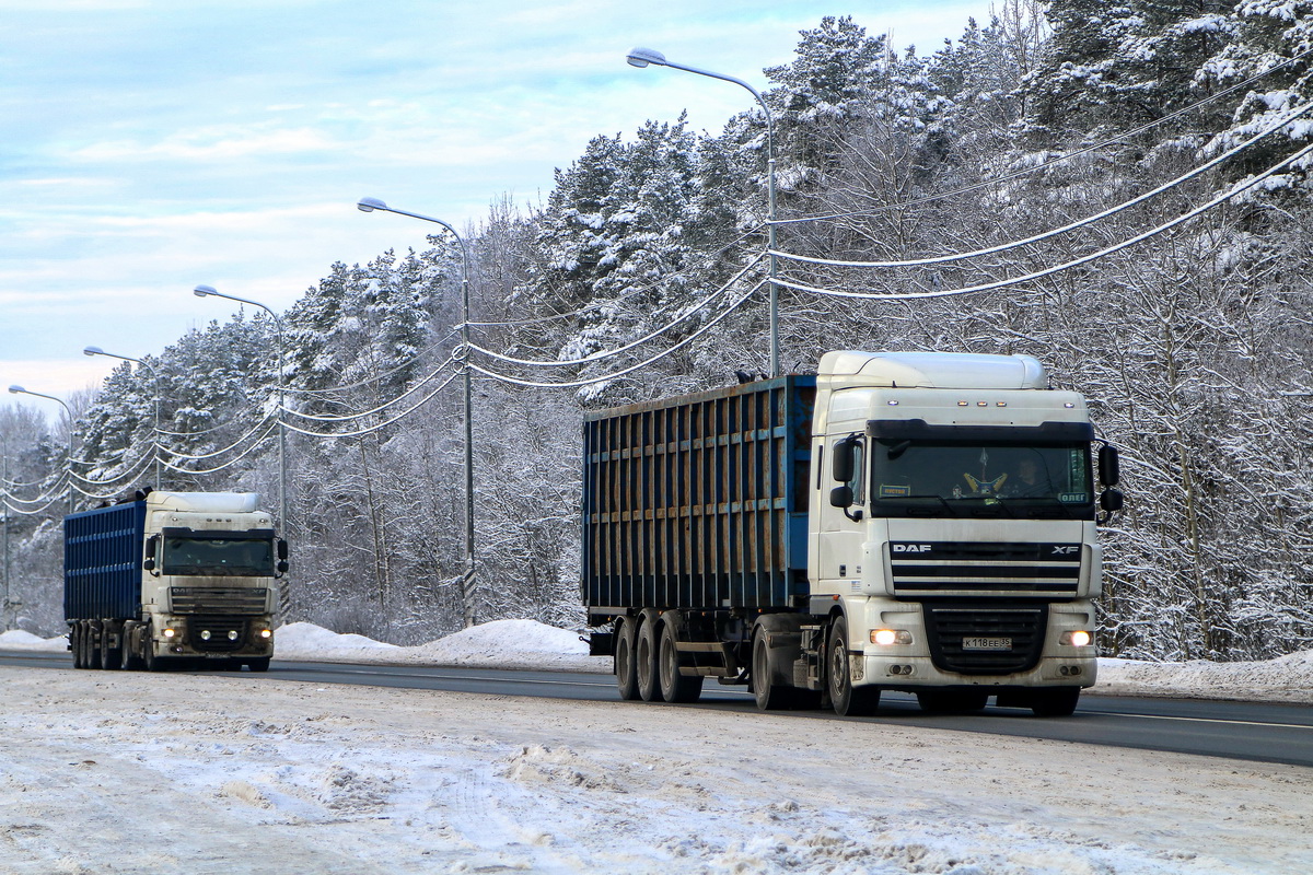 Вологодская область, № К 118 ЕЕ 35 — DAF XF105 FT