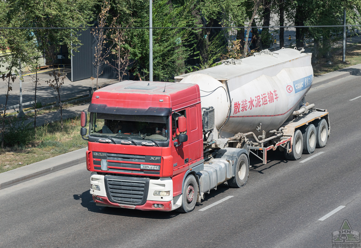 Туркестанская область, № 089 UEZ 13 — DAF XF105 FT