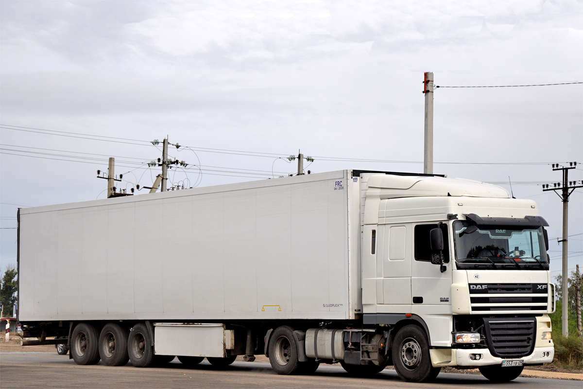 Алматинская область, № 553 YB 05 — DAF XF105 FT