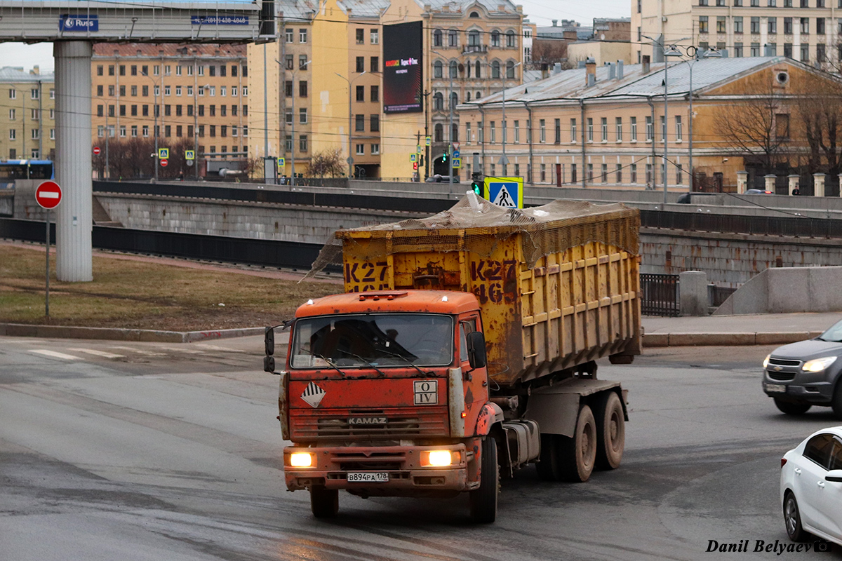 Санкт-Петербург, № В 894 РА 178 — КамАЗ-6520-60