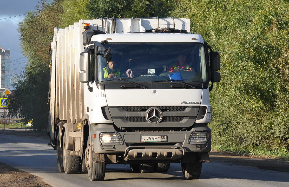 Омская область, № У 794 МЕ 55 — Mercedes-Benz Actros ('2009)