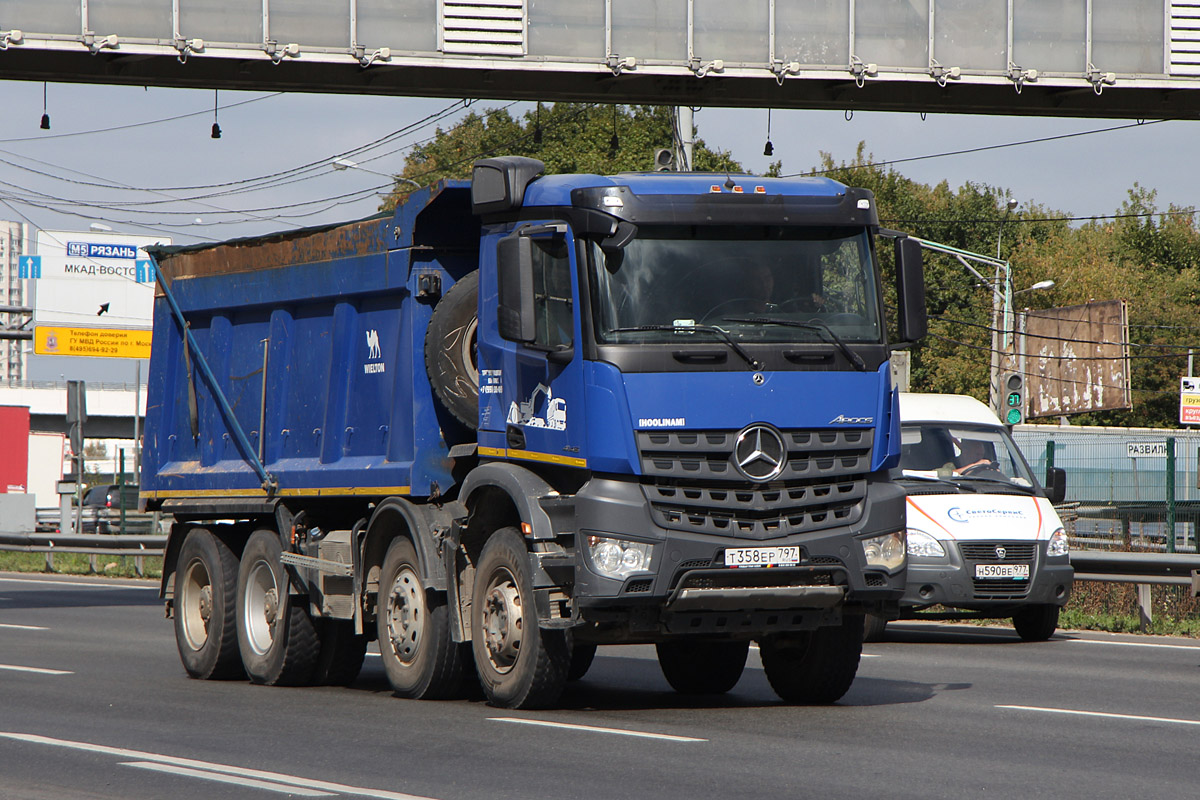 Москва, № Т 358 ЕР 797 — Mercedes-Benz Arocs 4145 [Z9M]