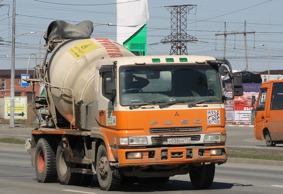 Челябинская область, № У 038 ЕН 174 — Mitsubishi Fuso Super Great