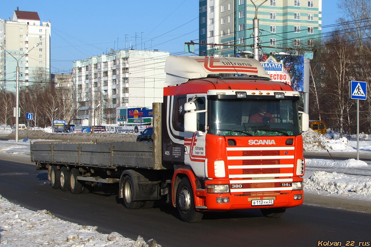 Алтайский край, № В 113 УН 22 — Scania ('1996) R114L