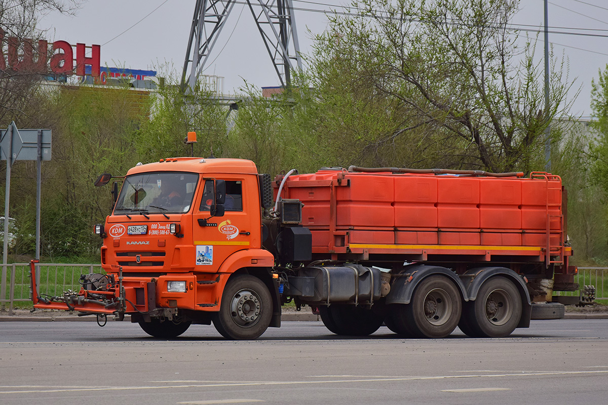 Волгоградская область, № В 428 УС 134 — КамАЗ-65115 (общая модель)