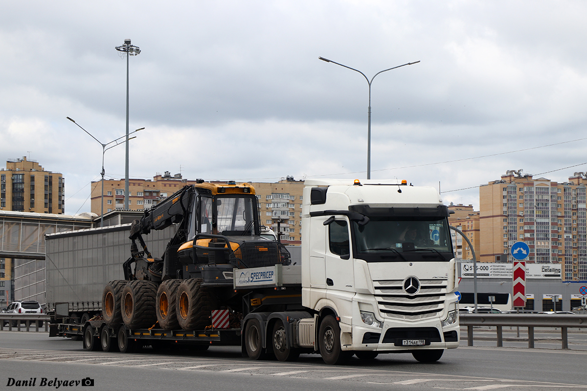 Санкт-Петербург, № Т 314 АЕ 198 — Mercedes-Benz Actros ('2018)