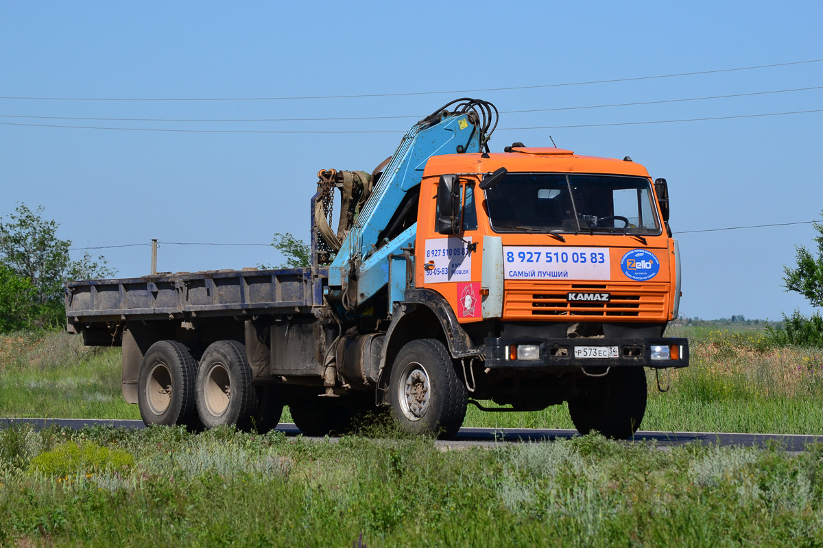 Волгоградская область, № Р 573 ЕС 34 — КамАЗ-53228-15 [53228R]